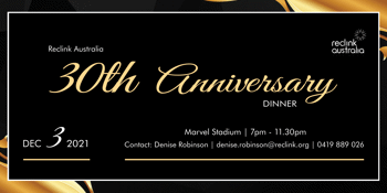 Reclink Australia 30th Anniversary Dinner