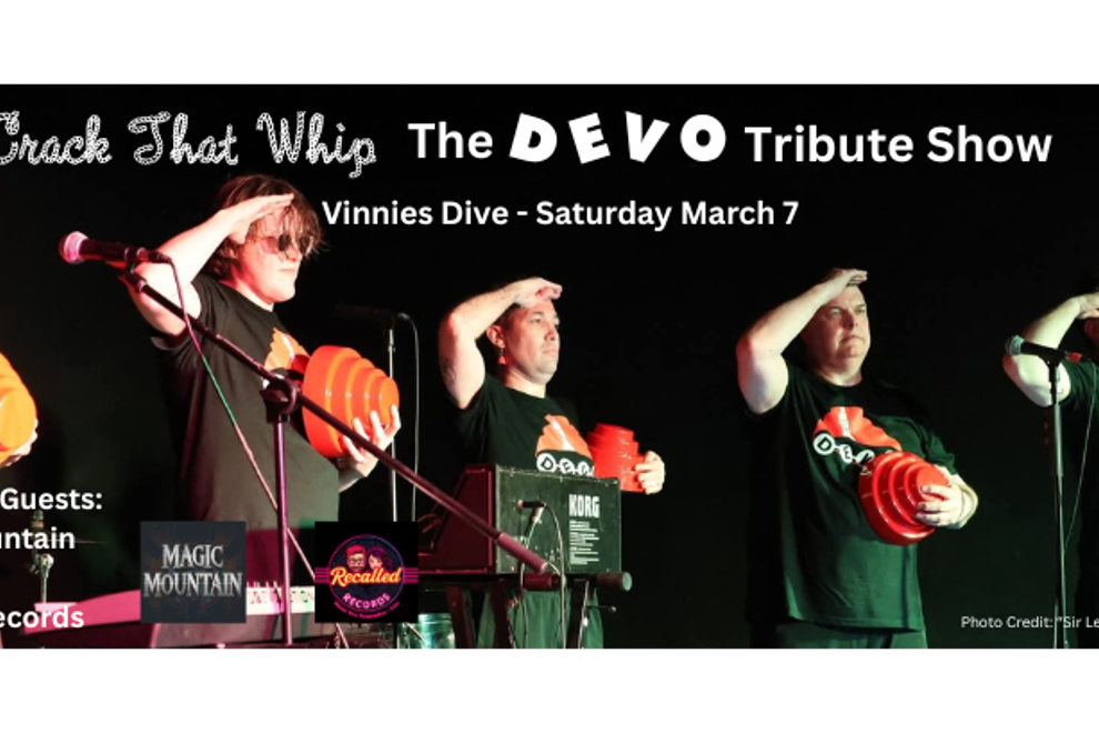 Crack That Whip - The DEVO Tribute Show with Magic Mountain and Recalled Records