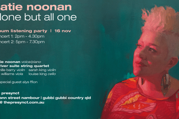 Katie Noonan's new album 'Alone but all one' listening party