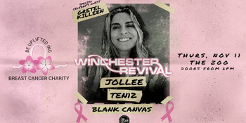 Rock ‘n’ Roll for breast cancer, hosted by Gretel Killeen ft, Winchester Revival + Local Bands & special guests!!