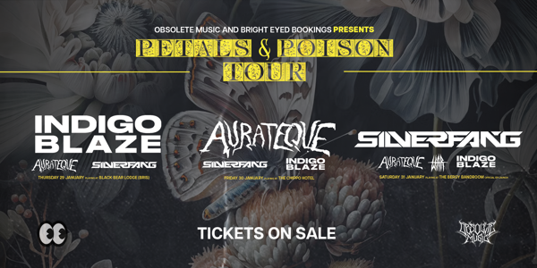 Petals and Poison Tour poster