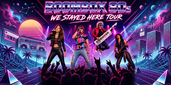 Boombox 80s: We Stayed Here Tour live at Leichhardt Hotel - Concert poster