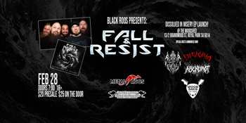 Fall and Resist - Dissolved In Misery Adelaide EP Launch