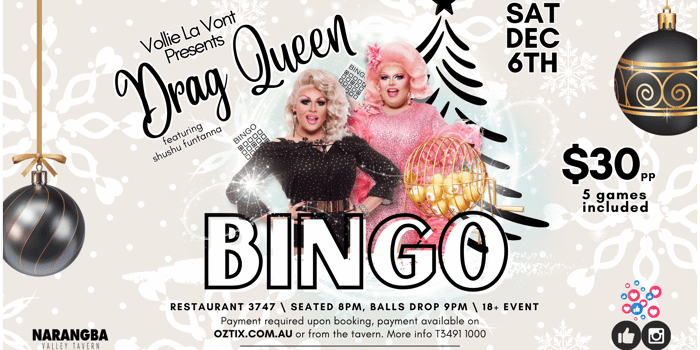 Vollie LaVont Presents Drag Queen Bingo - Christmas Edition