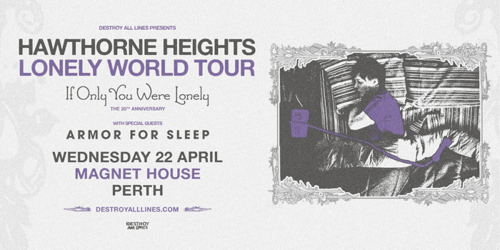 Hawthorne Heights If Only You Were Lonely Australian Anniversary Tour