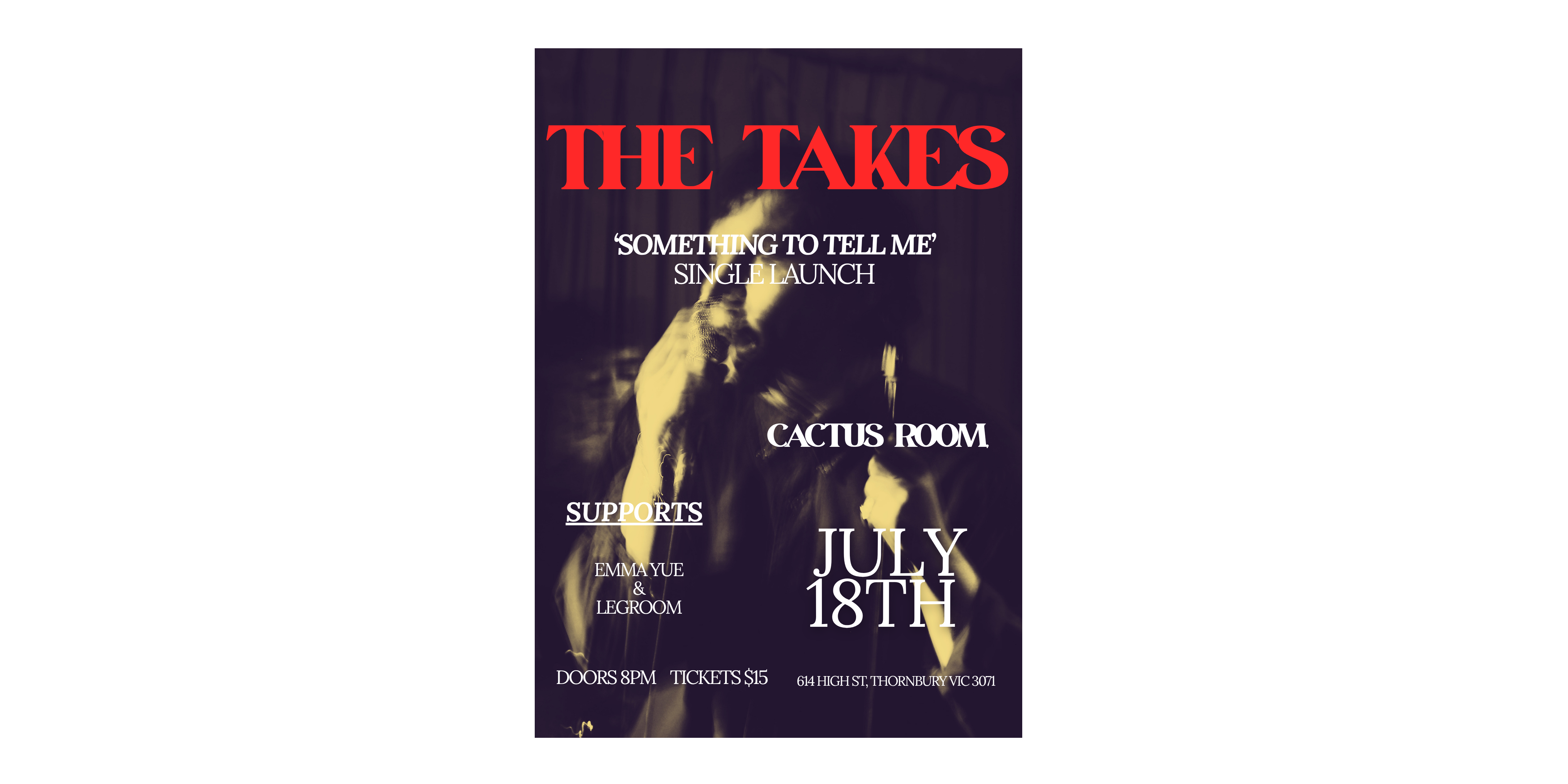 The Takes - 'Something To Tell Me' SINGLE LAUNCH