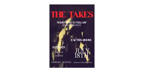 The Takes - 'Something To Tell Me' SINGLE LAUNCH