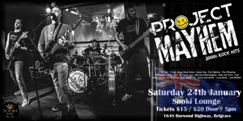 Project Mayhem Debut at Sooki Lounge