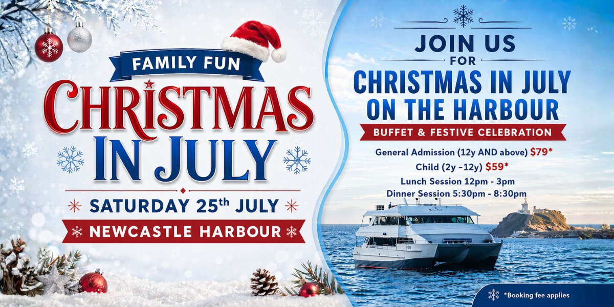 Christmas In July | Lunch Cruise | Newcastle Harbour