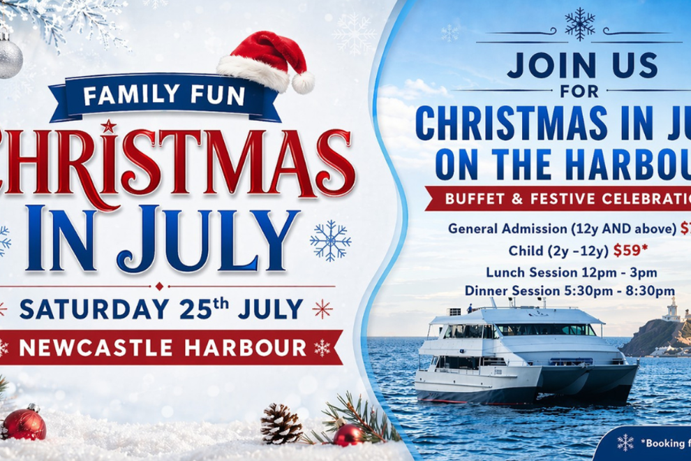 Christmas In July | Lunch Cruise | Newcastle Harbour