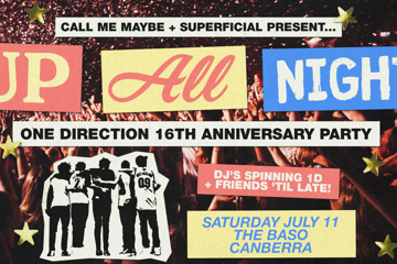 Up All Night: One Direction 16th Anniversary Party - Canberra