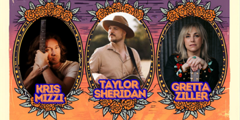 THE BLUEBIRDS: Kris Mizzi, Taylor Sheridan & Gretta Ziller