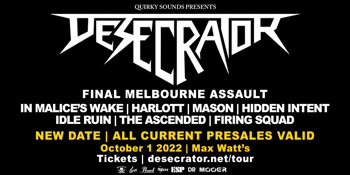 Desecrator - Final Melbourne Assault - w/guests