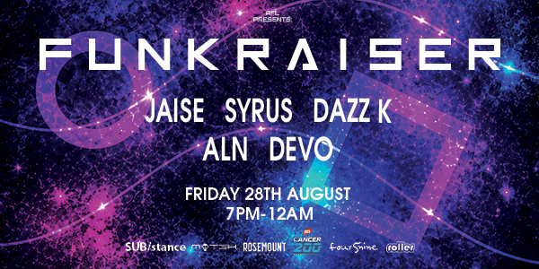 FUNKRAISER 2026 live at Four5Nine Bar - Concert poster
