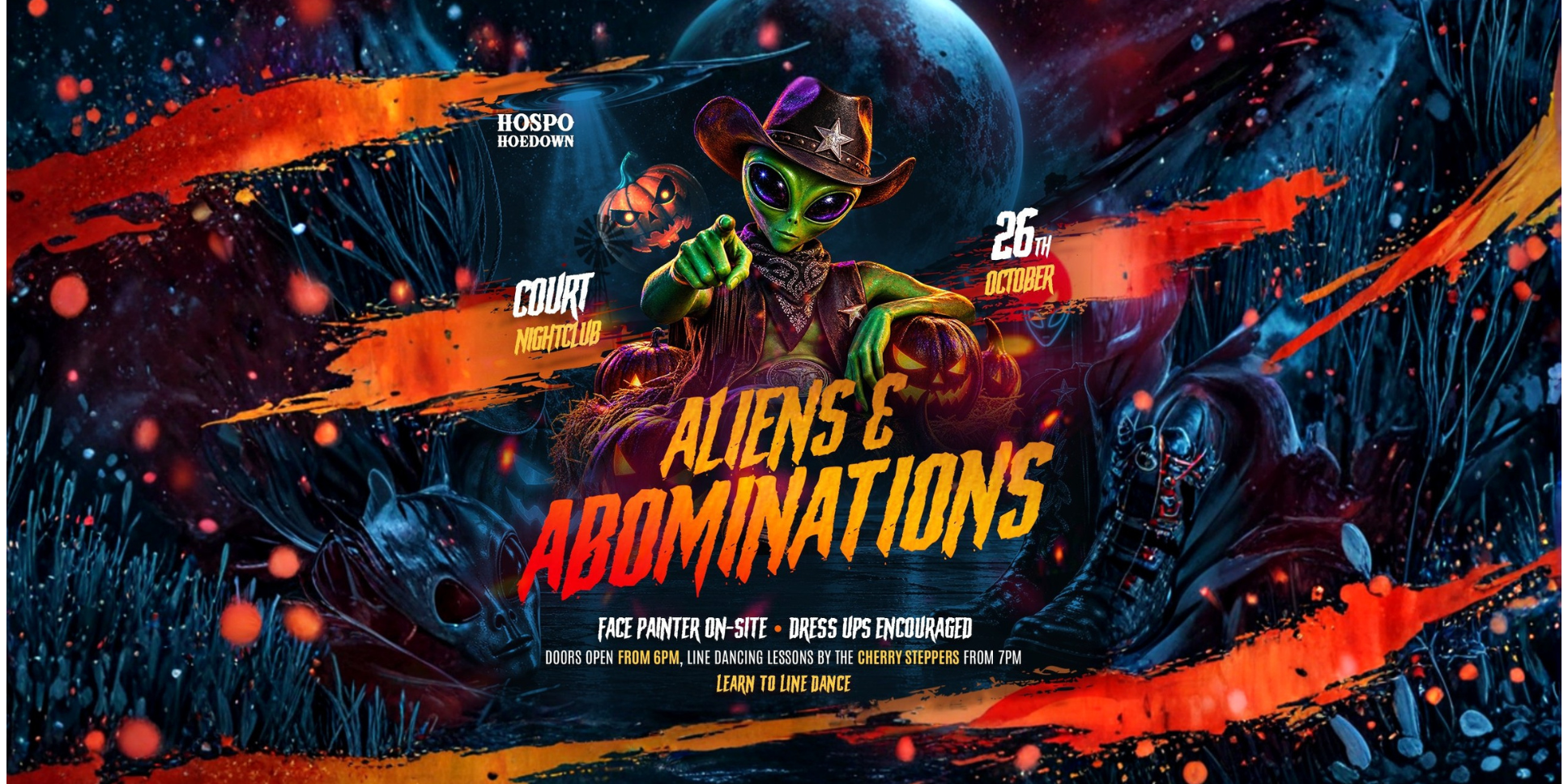 Hospo Hoedown: 26th October 2026 - Aliens & Abominations Halloween