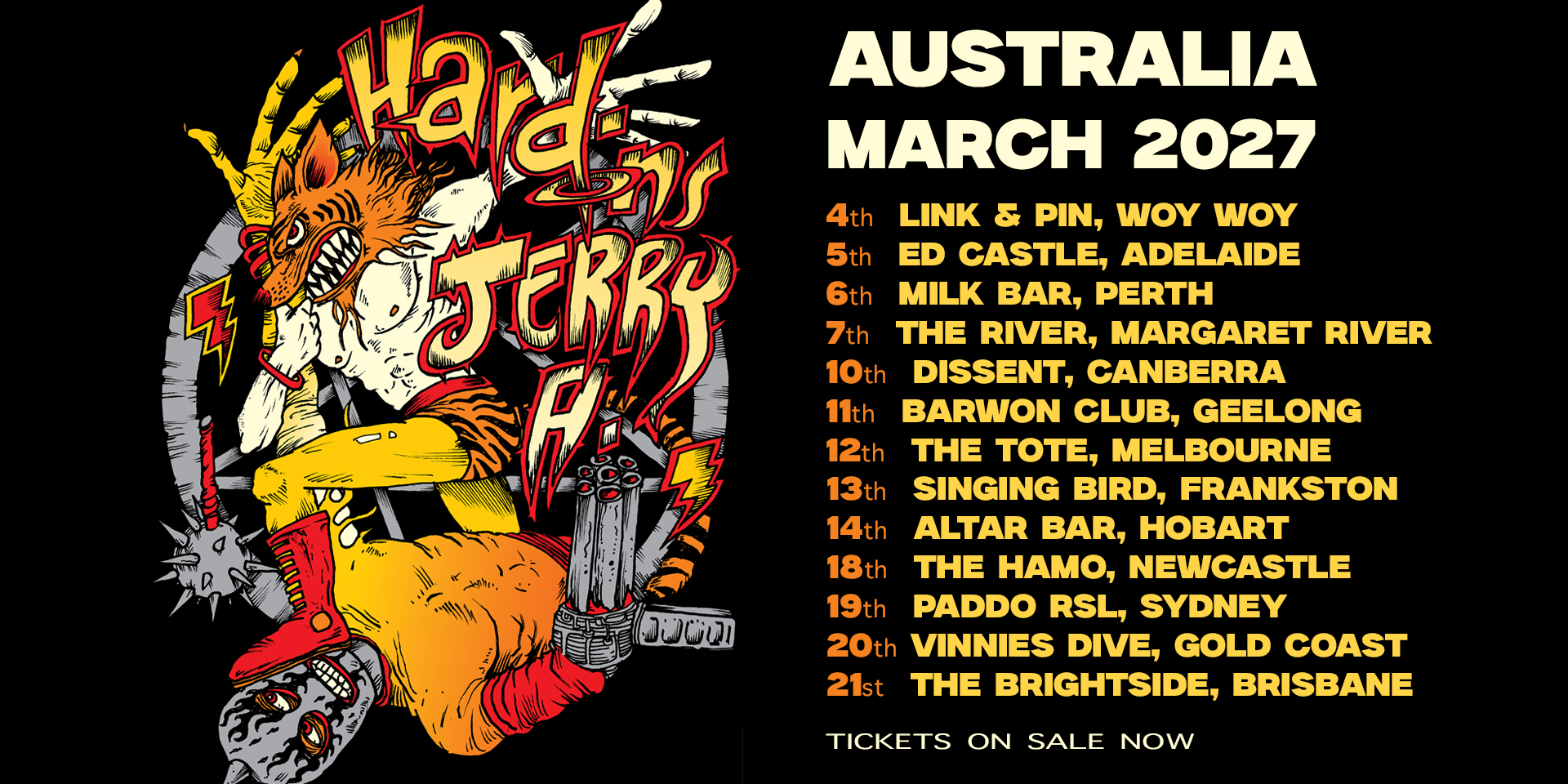 Hard-Ons with Jerry A — Margaret River