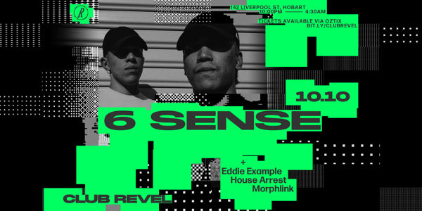 Club Revel Pres. 6 Sense live at Club Revel - Concert poster