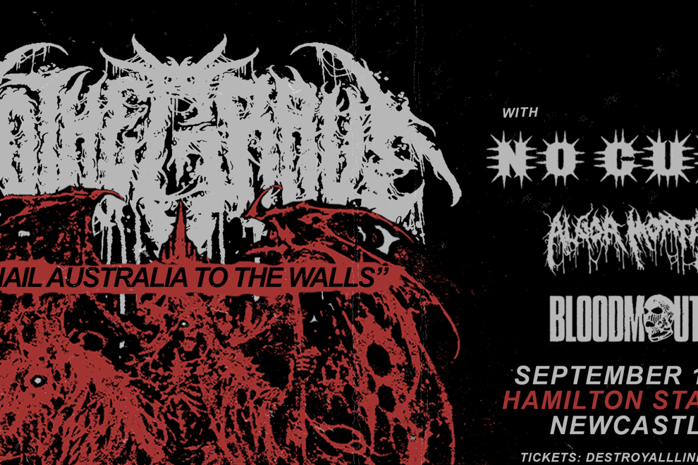 TO THE GRAVE 'NAIL AUSTRALIA TO THE WALLS' with NO CURE (USA)