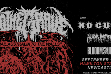 TO THE GRAVE 'NAIL AUSTRALIA TO THE WALLS' with NO CURE (USA)