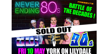 Never Ending 80's - Battle of the Decades 80's vs 90's