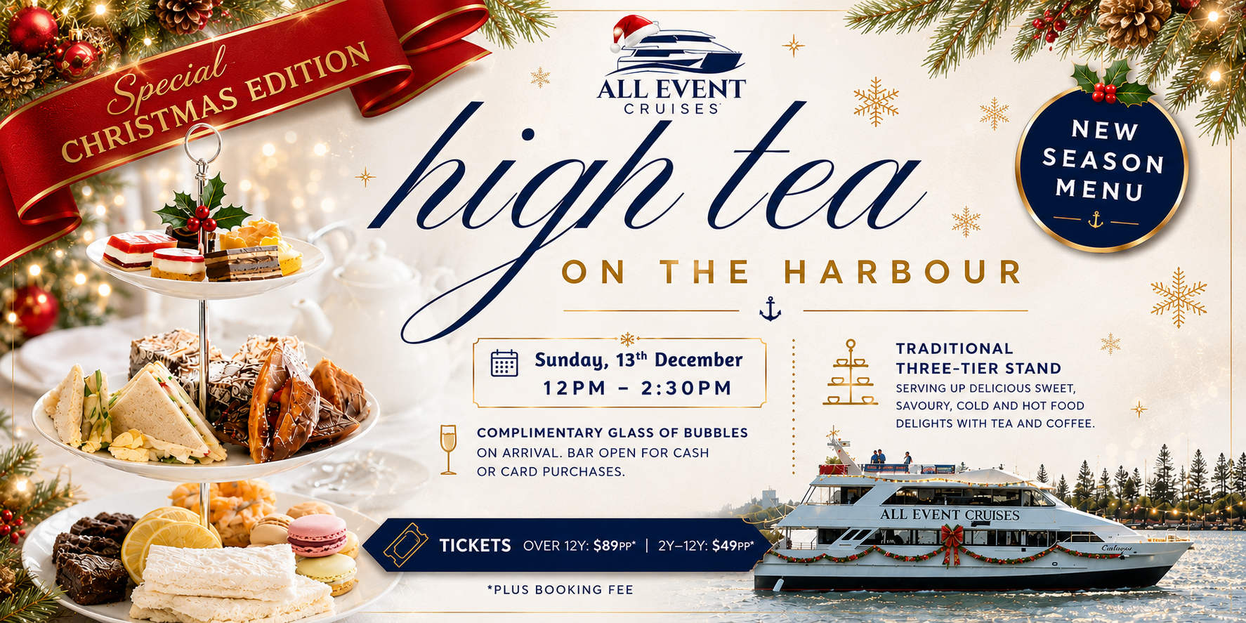 High Tea on the Harbour | Special Christmas Edition