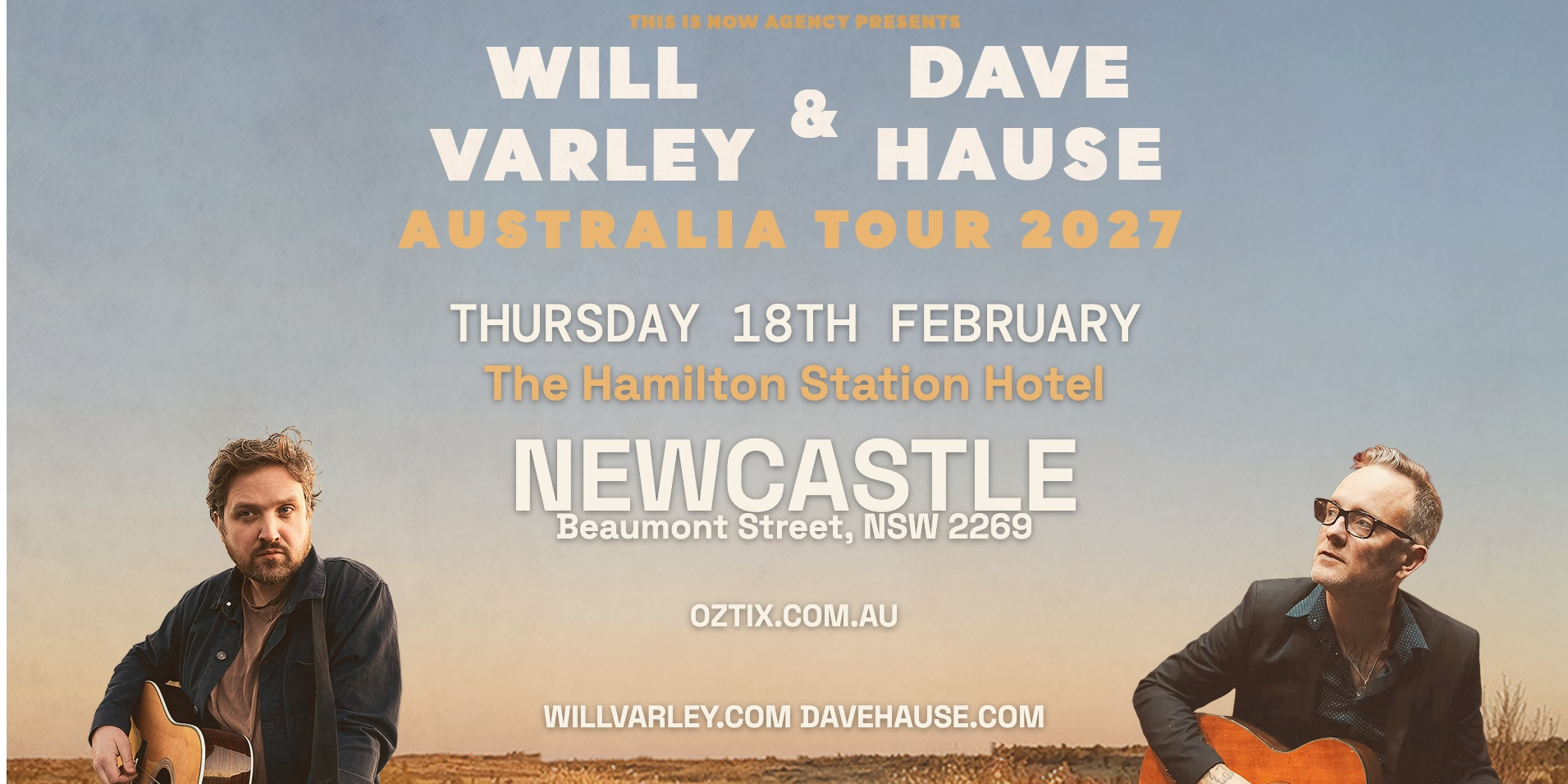Will Varley & Dave Hause - Australian Tour 2027