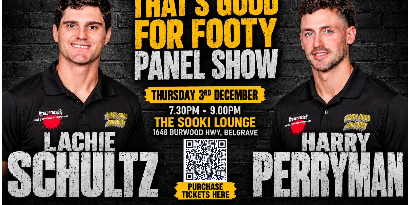 LACHIE SCHULTZ & HARRY PERRYMAN — LIVE!