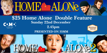 HOME ALONE AND HOME ALONE 2 DOUBLE FEATURE presented on 35mm film