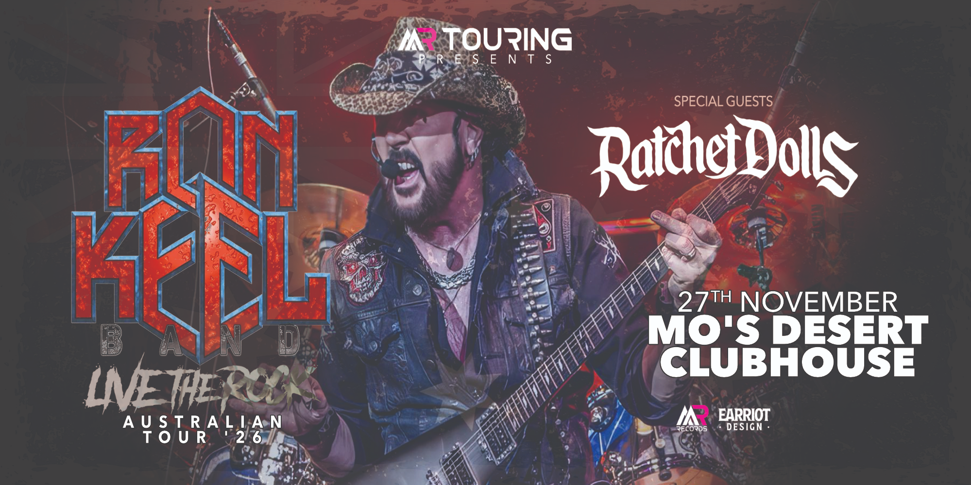 RON KEEL (USA) "Live the Rock" Australian Tour (GOLD COAST)