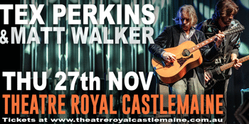 TEX PERKINS AND MATT WALKER - seated show