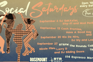 Rosemount Hotel X RTRFM Social Saturdays September