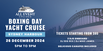 Boxing Day Dinner Cruise on Sydney Harbour