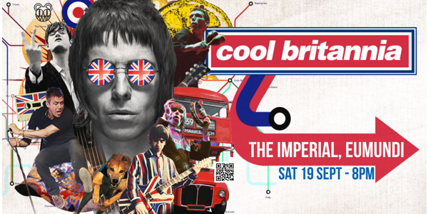 Cool Britannia LIVE in Eumundi live at Imperial Hotel Eumundi - Concert poster