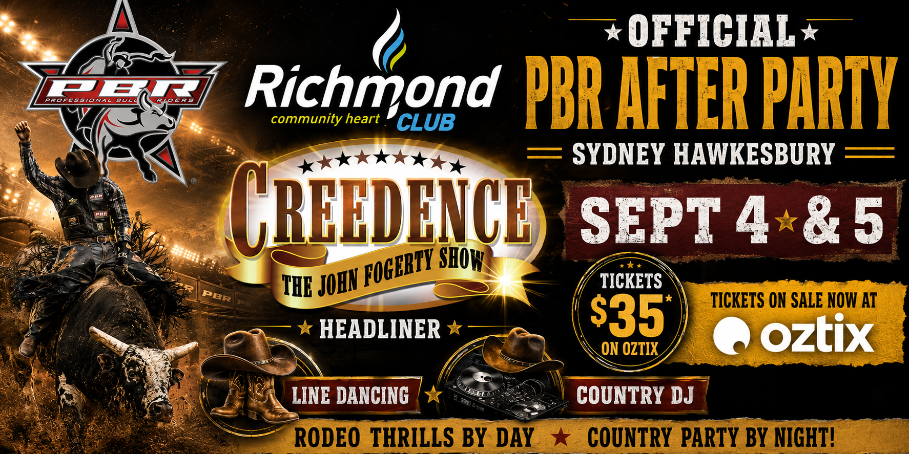 PBR After Party with Creedence The John Fogerty Show