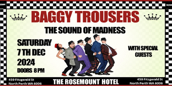 Baggy Trousers - The Sound of Madness – (with special guests The Eton Rifles)