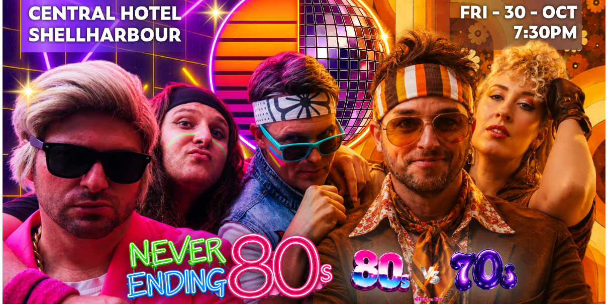 Never Ending 80s Presents:  80s Vs 70s - Glow Vs Fro