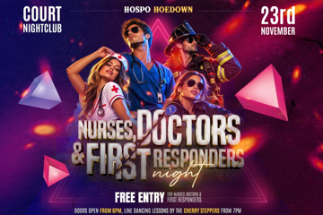 Hospo Hoedown: 23rd November 2026 - Nurses, Doctors & First Responders Night