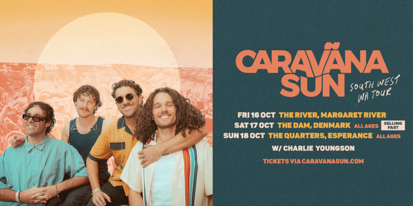 CARAVÃNA SUN live at The River - Concert poster