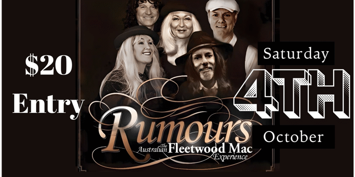 RUMOURS - THE AUSTRALIAN FLEETWOOD  MAC EXPERIENCE - Ferny Grove Tavern