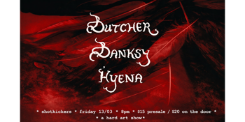 BUTCHER debut @ Shotkickers