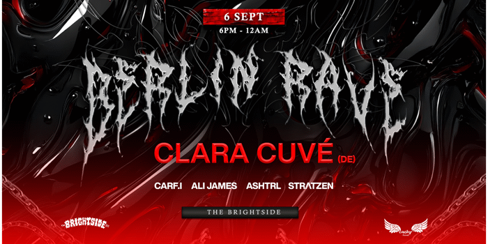 BERLIN RAVE OPEN AIR (Brisbane) ft CLARA CUVE (Germany)