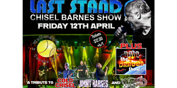 Event image for Cold Chisel, Jimmy Barnes & Dragon Tribute