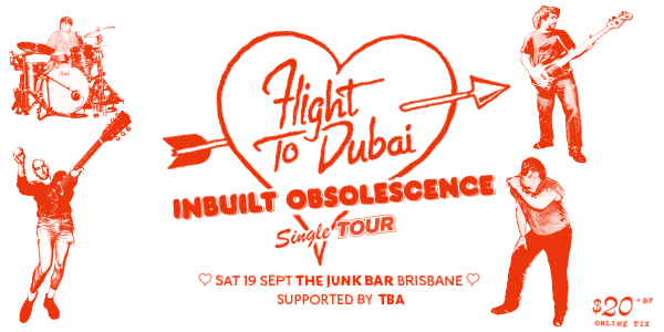 Flight To Dubai live at The Junk Bar - Concert poster