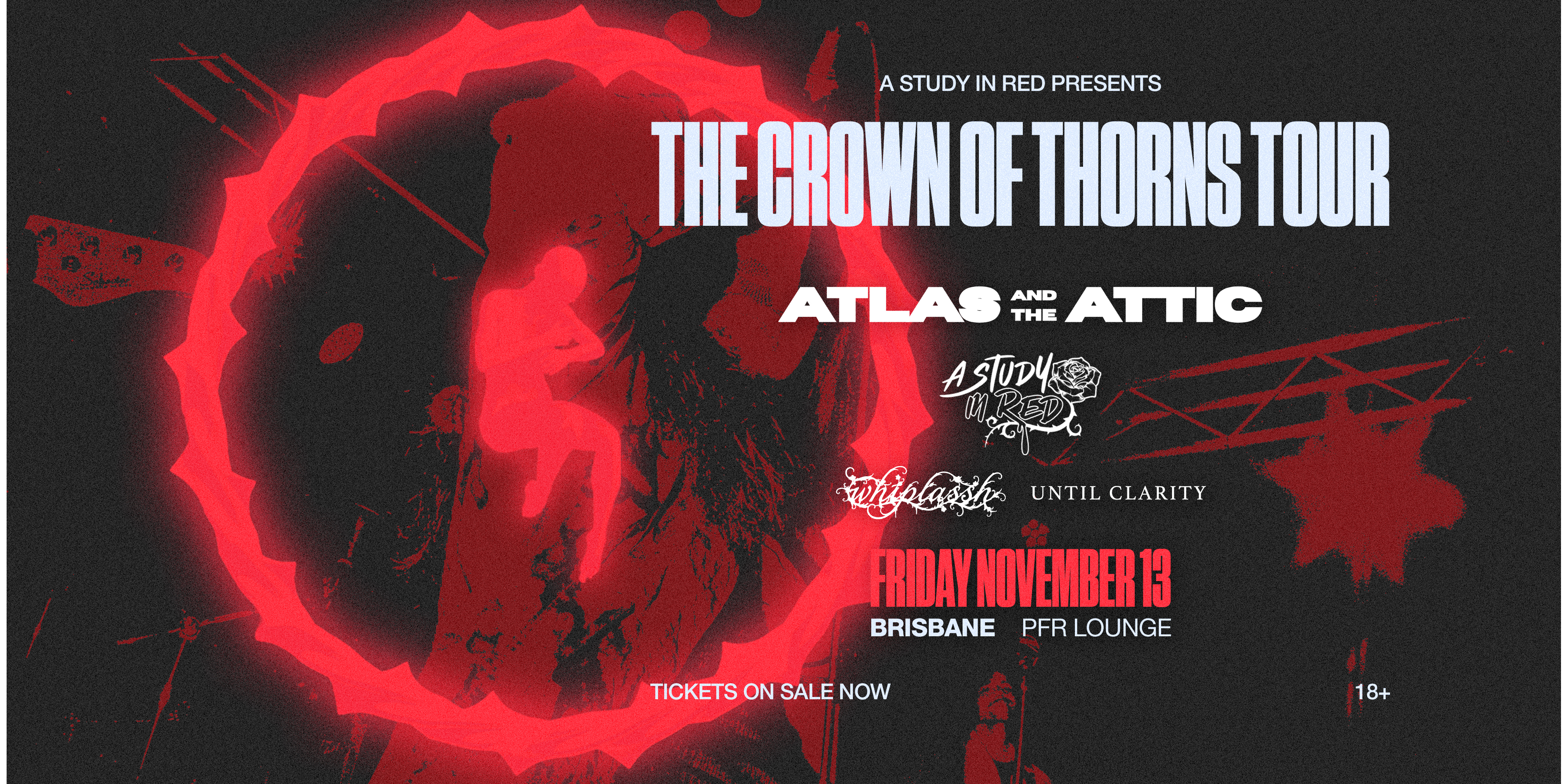 Atlas And The Attic w/ A Study In Red, Until Clarity & Whiplassh