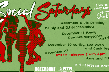 Rosemount Hotel X RTRFM Social Saturdays December