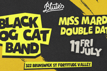 Black Dog Cat Band W/ Miss Mardy and Double Date