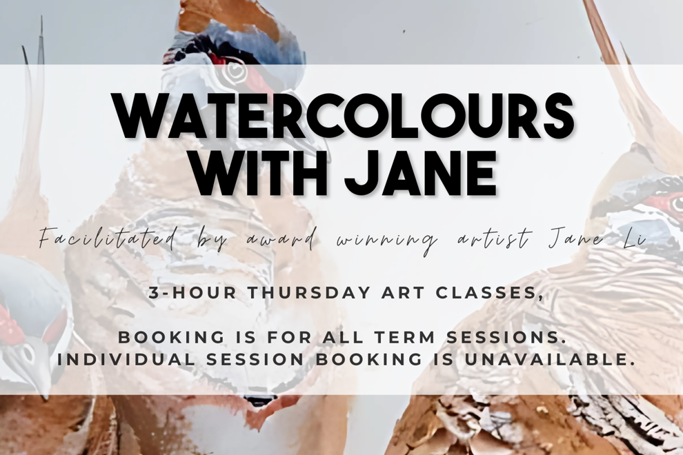 Watercolours With Jane (Term 3, 2026)