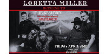 Loretta Miller returns to The Gem with Full Band
