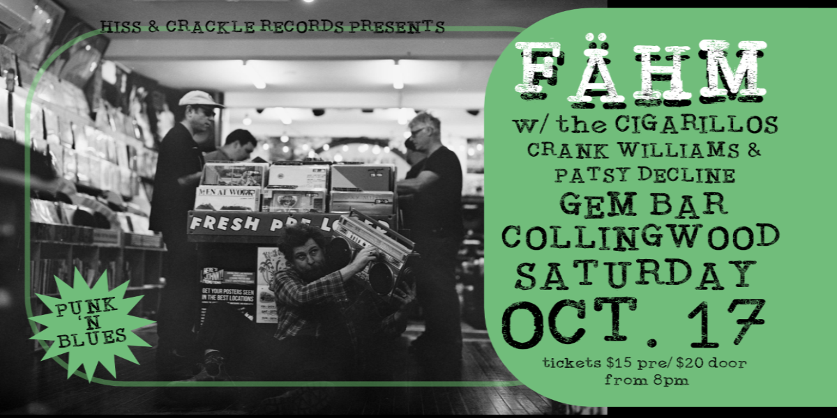 FÄHM | Gone Down South Tour