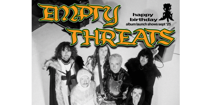 The Empty Threats 'happy birthday' album launch tour